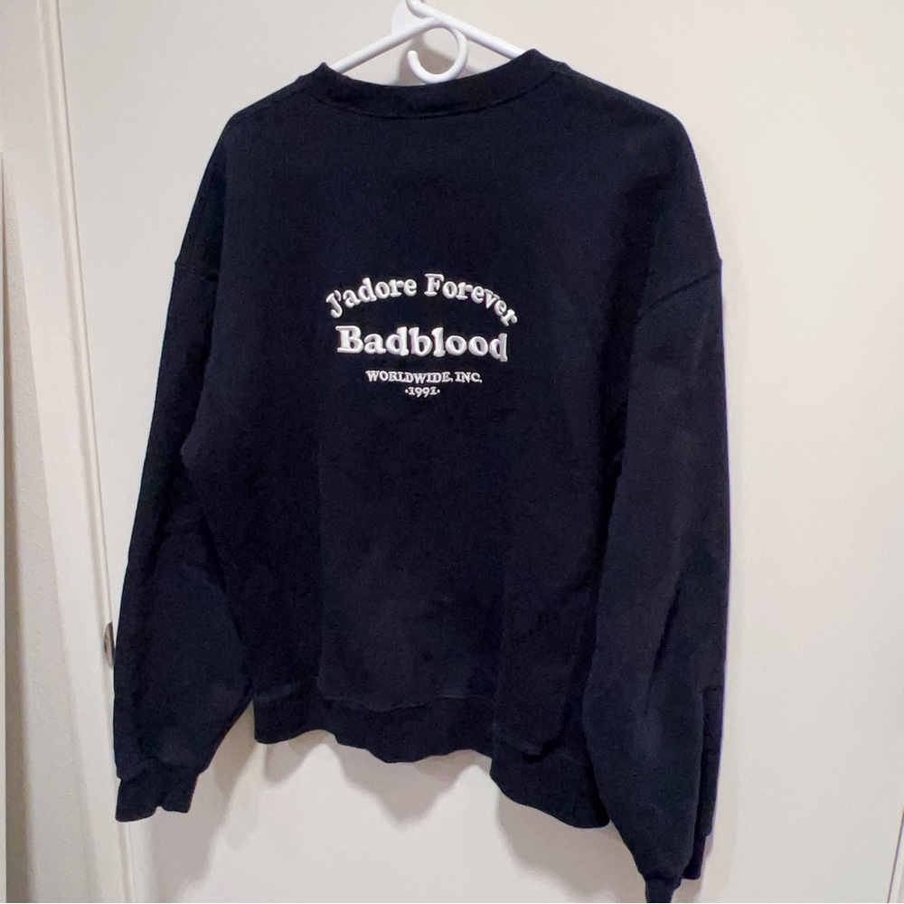 BADBLOOD Cloud Logo Fleece Sweatshirt